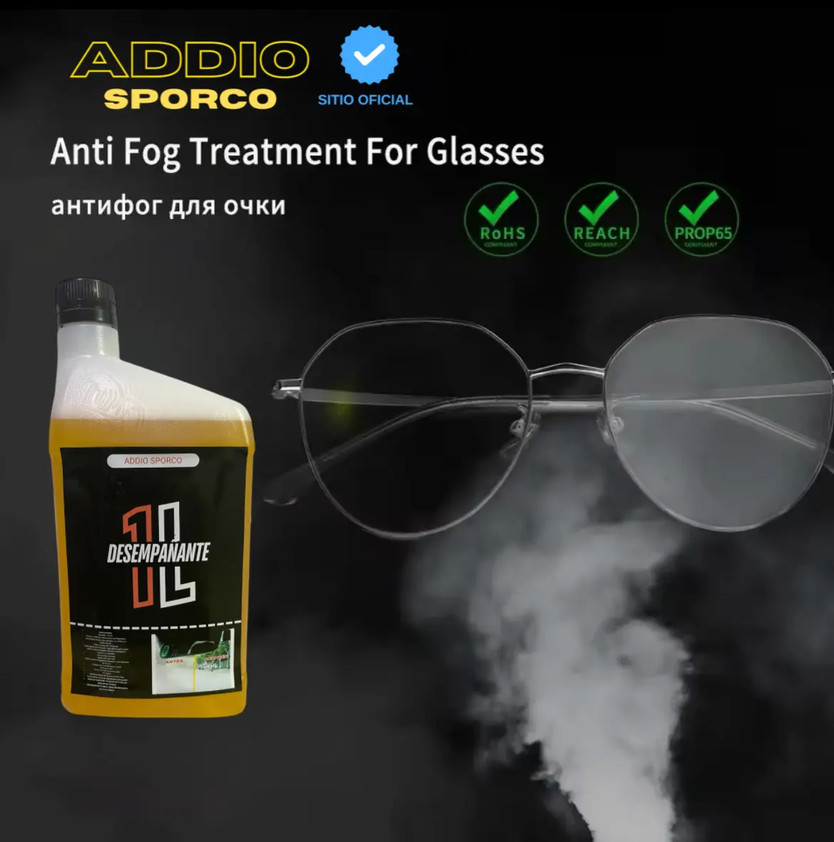 Antiempañante Addio 1 Litro - Imagen 4
