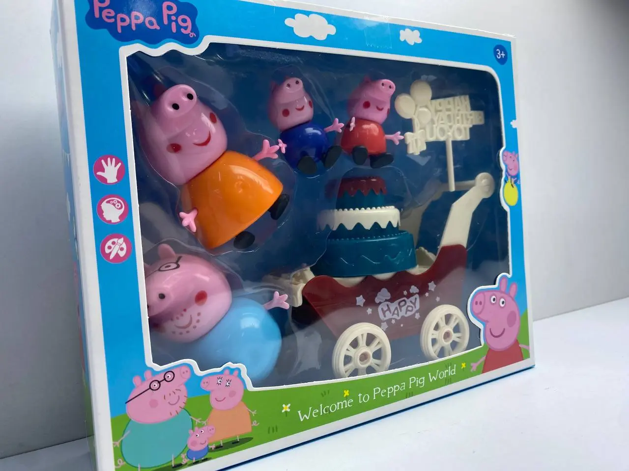 Set Figuras Peppa Pig Motocicleta y Accesorios - Estimula la imaginación recreando escenas familiares cotidianas - Imagen 6