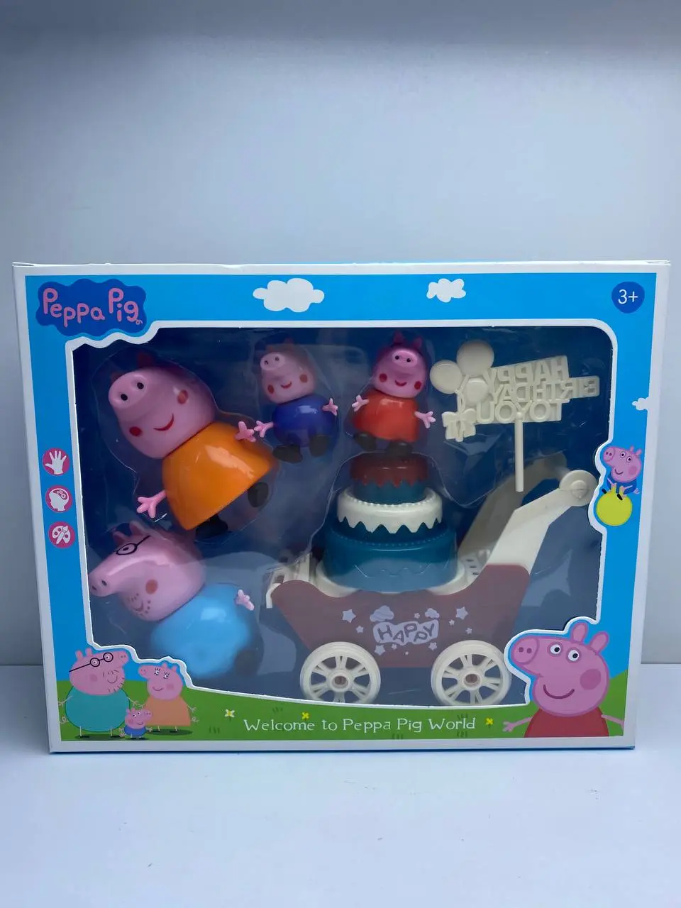 Set Figuras Peppa Pig Motocicleta y Accesorios - Estimula la imaginación recreando escenas familiares cotidianas