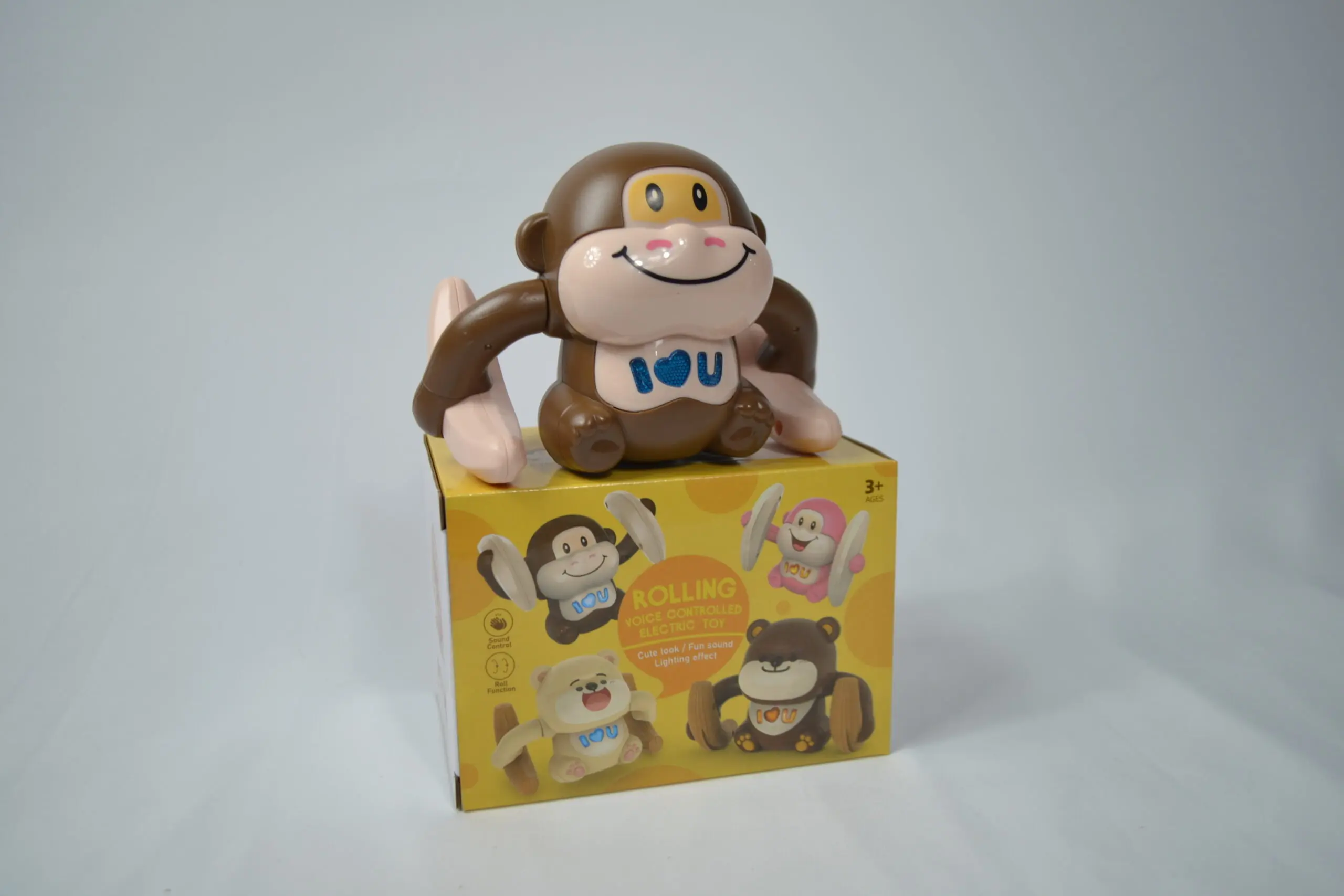 Monito bailarin interactivo con luces y sonidos - Estimula la atencion infantil mientras divierte a los niños - Imagen 2