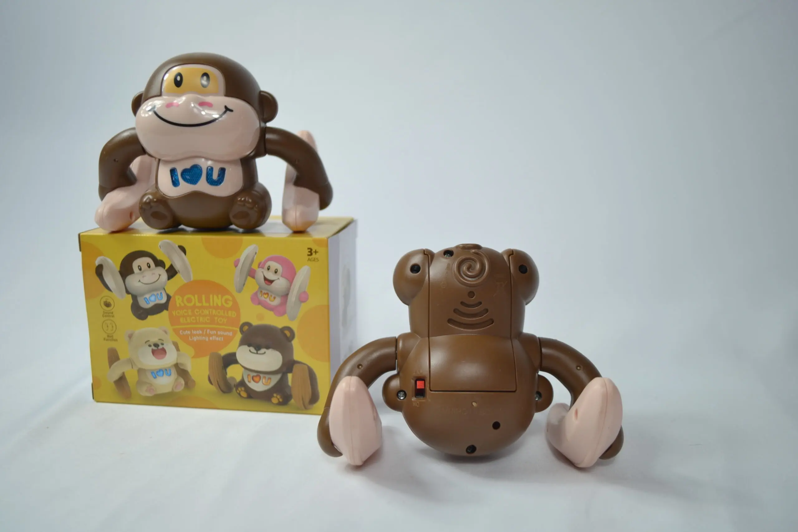 Monito bailarin interactivo con luces y sonidos - Estimula la atencion infantil mientras divierte a los niños - Imagen 3