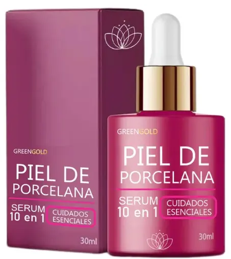 Sérum Facial Piel de Porcelana 30 ml con Ácido Hialurónico - Recupera la luminosidad y unifica el tono del rostro - Imagen 2