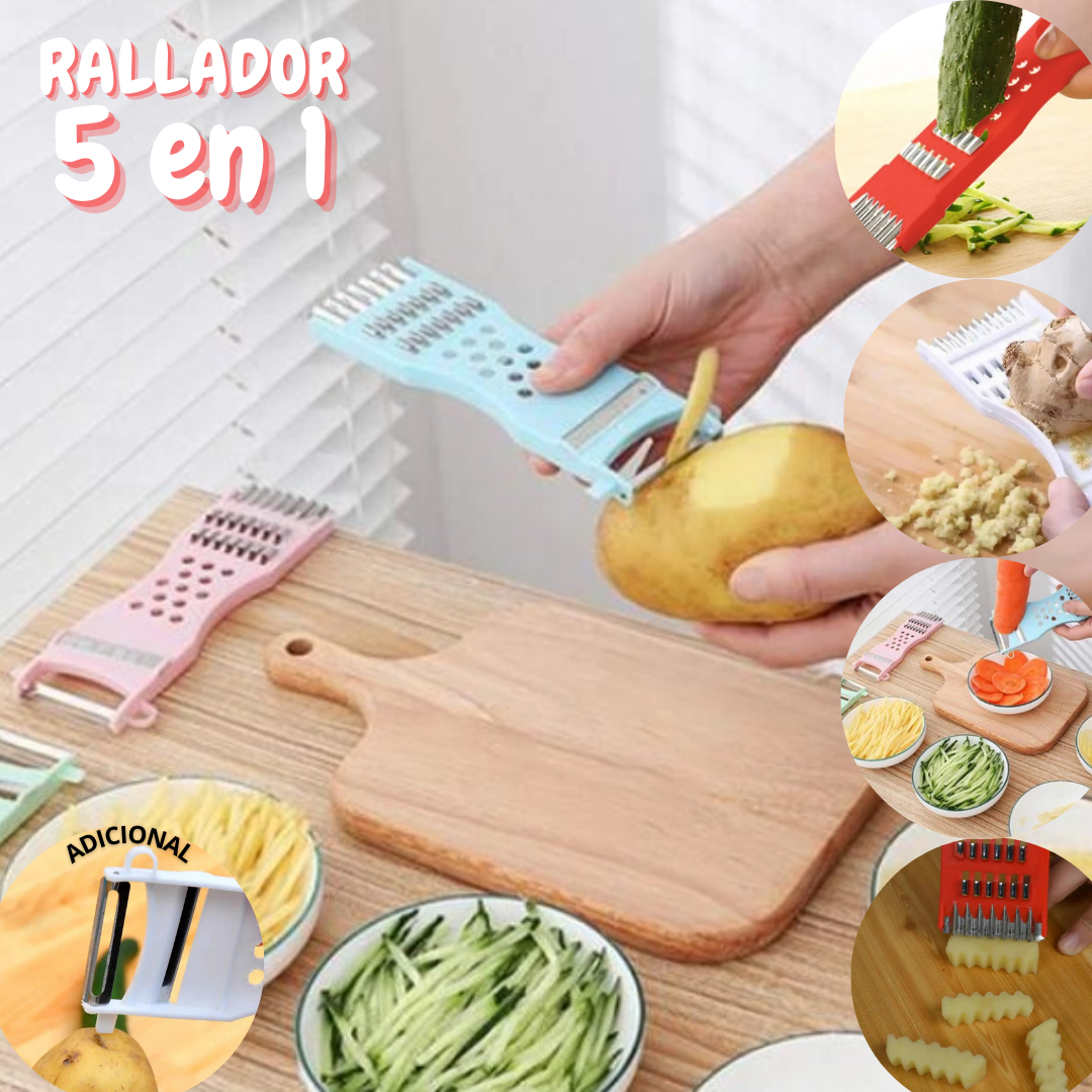 Rallador 5 en 1 -Set 3 Unidades - Imagen 3