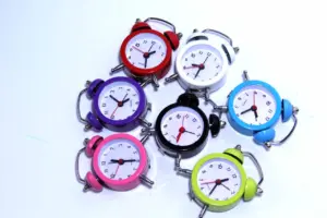 Set x4 Reloj despertador analógico de doble campana - Despierta puntualmente todas las mañanas