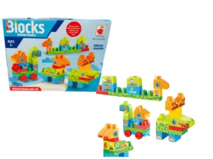 Bloques grandes armables de jirafa 28 piezas - estimulan la motricidad fina y la creatividad infantil
