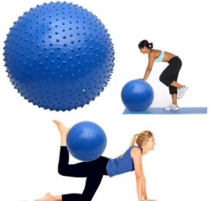 Set x2 Balón de Pilates con Púas Texturizadas - Fortalece la zona media y el equilibrio corporal