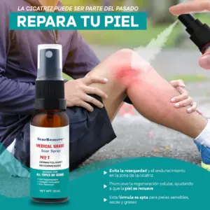 Set x2 Spray para Cicatrices 30 ml con Vitamina E para Piel - Reduce marcas quirúrgicas y quemaduras visiblemente