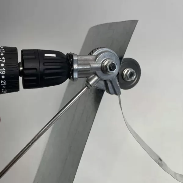 Adaptador de taladro a cortadora de láminas metálicas - Convierte tu herramienta en una cizalla precisa - Imagen 4