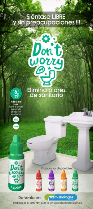 Set x4 Desodorante para baño en gotas neutralizador de olores portátil - Elimina los malos olores al instante