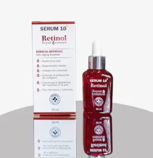 Set x2 Combo Mascarilla Facial y Sérum con Retinol - Regenera tu piel y reduce arrugas