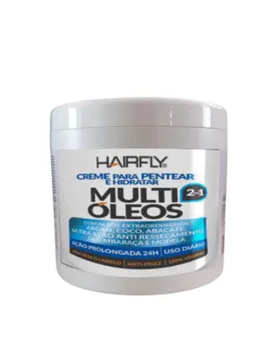 Crema de peinar multioleos hidratante sin enjuague de 300 ml - Controla el frizz y desenreda el cabello diariamente sin apelmazarlo