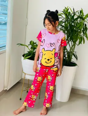 Pijama infantil de descanso con estampado divertido - Garantiza un sueño tranquilo y libertad de movimiento