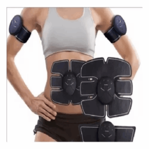 Set x2 Gimnasio pasivo EMS inalámbrico 3 en 1 para abdomen y brazos - Tonifica los músculos mientras descansas en casa