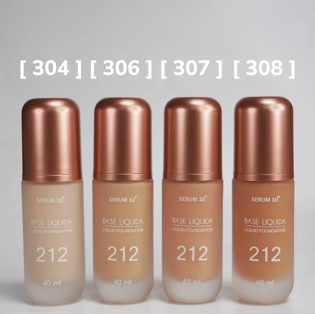 Set x2 Base de Maquillaje Serum 10 Mate con SPF 20 para Piel Grasa - Controla el brillo facial durante veinticuatro horas