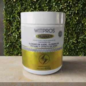 Suplemento de electrolitos en polvo Witpros Plusnut - Restaura tu energía y previene calambres musculares
