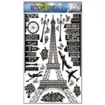 Sticker adhesivo decorativo para pared diseño Torre Eiffel - Renueva tus espacios con estilo parisino