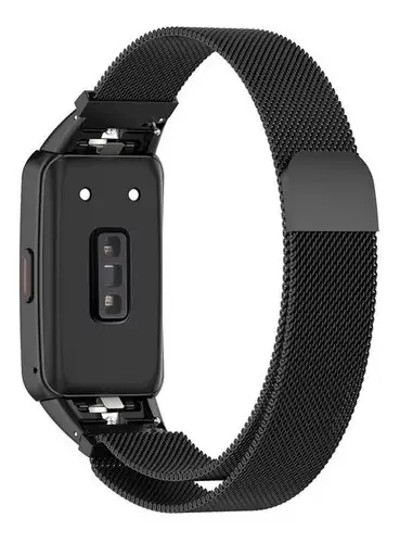 Correa Pulso Metalica Negra Reloj - Imagen 2