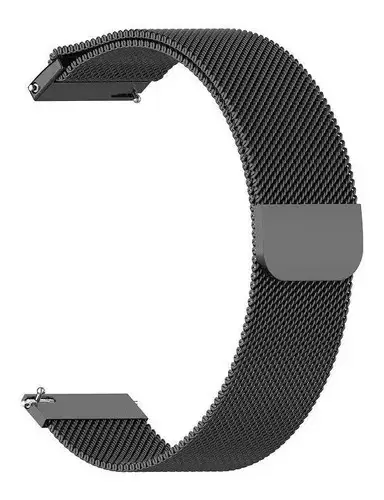 Correa Pulso Metalica Negra Reloj - Imagen 3