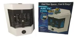 Set x2 Aire Acondicionado Portatil Artic Ultra USB para Escritorio - Enfría tus espacios personales rápidamente con agua y hielo