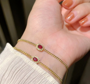 Brazalete Rojo Elegante