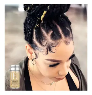 Set x2 Cera de peinado no grasa para pelucas y bordes con cepillos - Controla el encrespamiento y define tu estilo con acabado natural