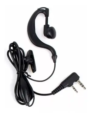 Set x4 Audífono manos libres para radio Baofeng con micrófono - Garantiza comunicación clara en operaciones de seguridad