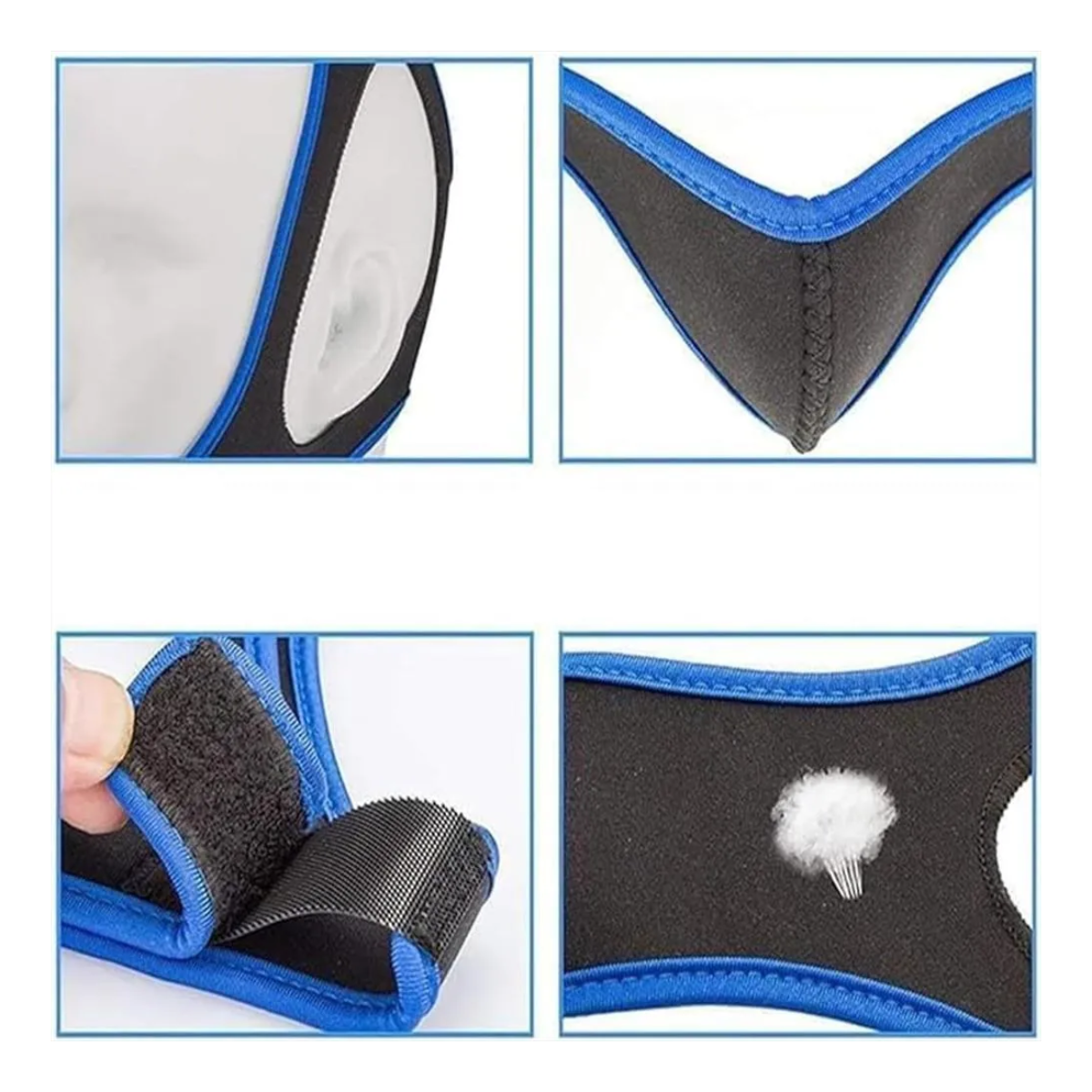 Set x2 Cinturón banda facial antirronquidos ergonómico para respiración nasal - Disminuye los ronquidos nocturnos y mejora tu descanso diario - Imagen 2