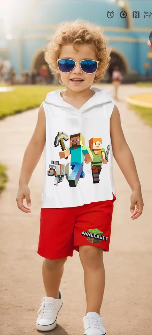 Conjunto Manga Sisa Minecraft - Imagen 3