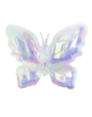 Set x3 Globo Mariposa Metalizado Tornasol para Decoración - Crea ambientes mágicos y brillantes en tus fiestas temáticas