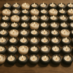 Vela pebetero blanca sin aroma - Ilumina espacios y crea ambientes cálidos
