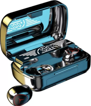 Set x2 Audífonos Bluetooth In-Ear M66Pro con estuche de carga digital - Disfrutas música sin interrupciones y controlas tu batería