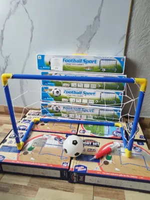 Miniportería de Fútbol Infantil con Balón para Jardín o Interior - Fomenta la actividad física y coordinación motriz de los niños