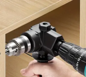 Set x2 Adaptador de taladro angular 90 grados para espacios reducidos - Perfora esquinas difíciles sin esfuerzo