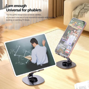 Set x2 Soporte rotativo de escritorio para celular y tablet ajustable - mejora tu postura y libera tus manos al trabajar