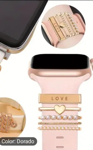 Pasadores de acero inoxidable para smartwatch - Personaliza tu reloj inteligente con estilo elegante
