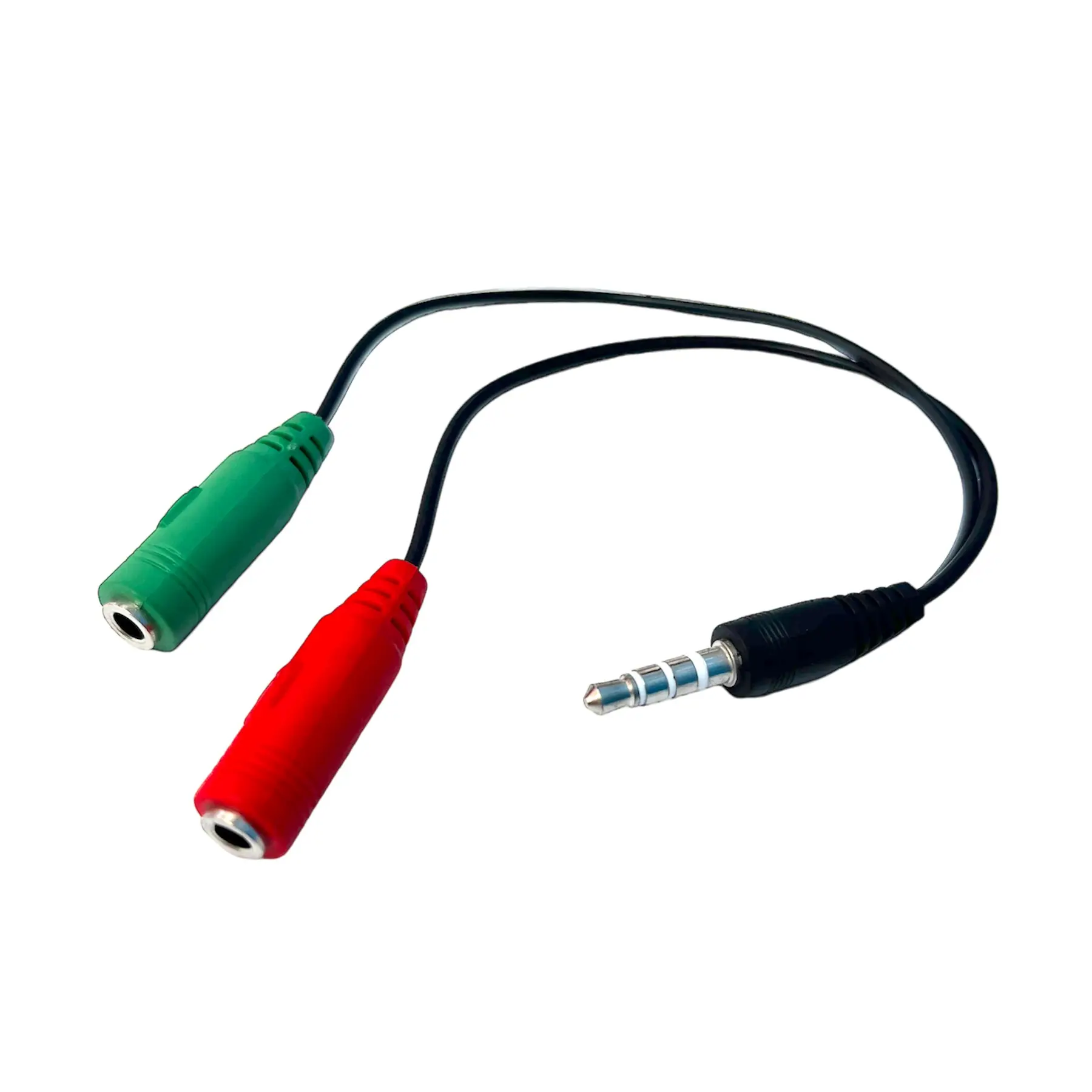 Cable Convertidor Audio Micrófono 2 A 1