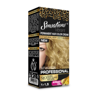 Tinte Permanente Rubio Muy Claro 9.0 con Aceite de Argan - Consigue una cobertura total de canas y nutricion brillante