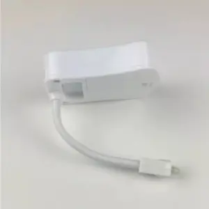 Set x2 Luz LED sensor de movimiento para inodoro con colores recargables - Ilumina tus visitas nocturnas al baño sin deslumbrar la vista