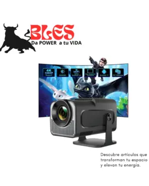 Proyector de video Ultra HD Nanoset Android 11 con WiFi - Disfruta cine en casa de hasta 120 pulgadas