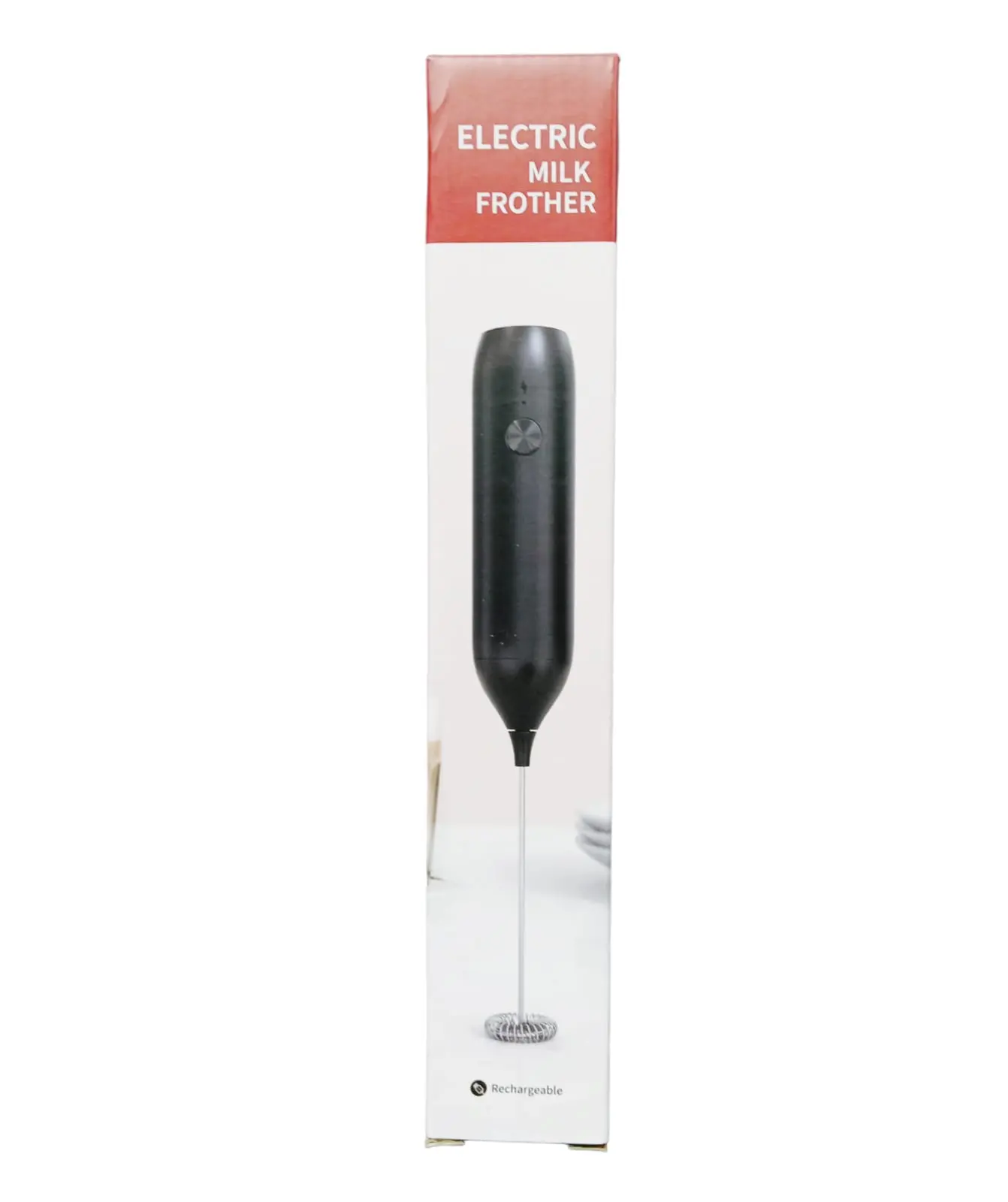 Espumador de leche eléctrico recargable USB para café - Prepara espuma cremosa y bate huevos en segundos - Imagen 2