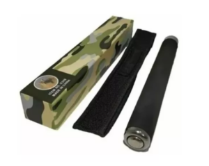 Bastón retráctil de defensa personal en acero de 63 cm - Protege tu integridad física en situaciones de riesgo