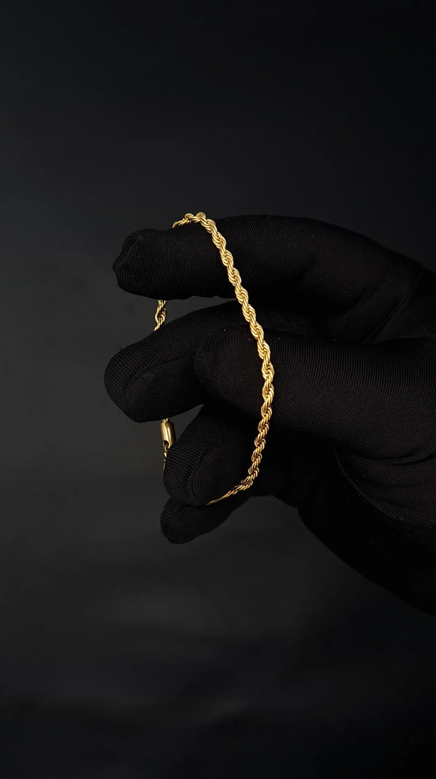 Brazalete Acero Dorado Clock | Bra-35 - Imagen 4