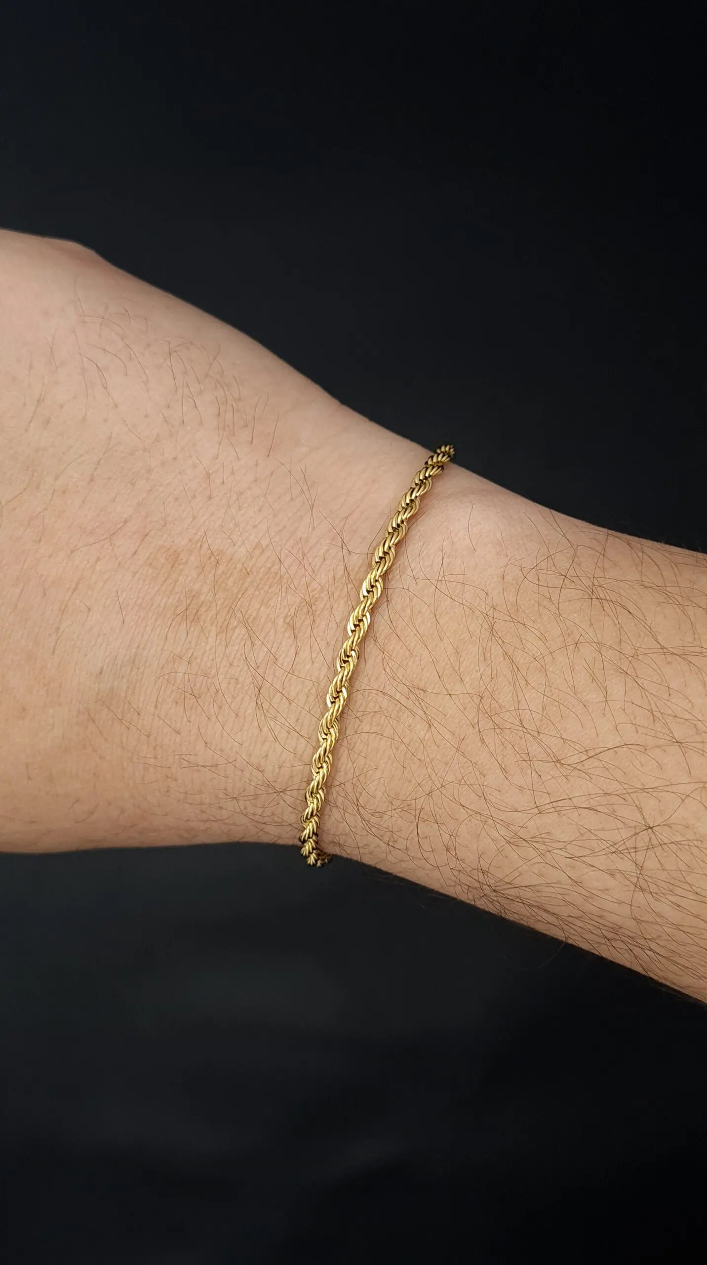 Brazalete Acero Dorado Clock | Bra-35 - Imagen 2