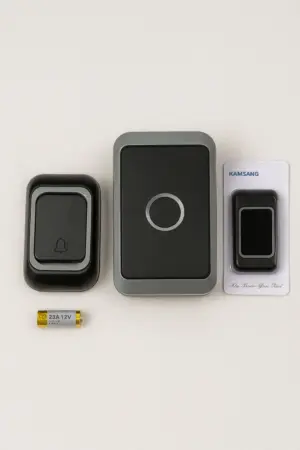 Set x2 Timbre inalámbrico de largo alcance con volumen ajustable - Facilita el aviso de visitas en casas y oficinas sin instalaciones complejas