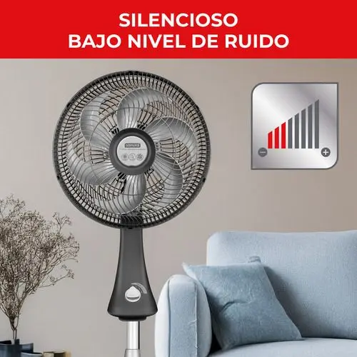Ventilador Samurai 2 en 1 14 pulgadas de pedestal y mesa - refrescas tus espacios con un flujo potente y silencioso
