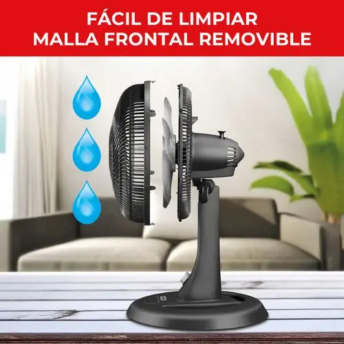 Ventilador Samurai 2 en 1 14 pulgadas de pedestal y mesa - refrescas tus espacios con un flujo potente y silencioso