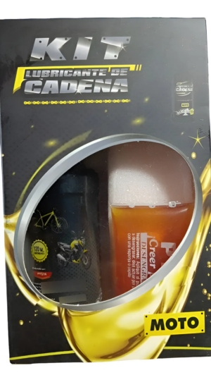 Set x2 Kit de limpieza y lubricación para cadena de moto con desengrasante y espuma - Alarga la vida útil de la transmisión y reduce la fricción constante