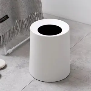 Caneca de Basura de Lujo Compacta para Oficina y Baño - Eleva la estética de tus espacios mientras mantienes el orden diario