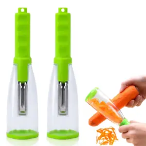 Pelador Recipiente 27401 Verde