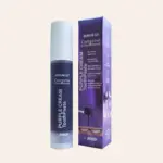 Crema dental morada correctora de color Serum 10 de 50 ml con envase dispensador blanco y caja violeta.